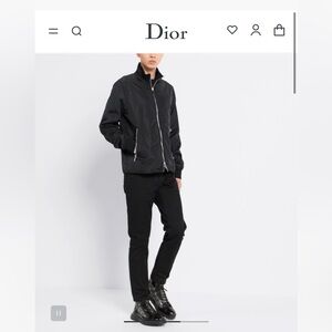 Christian Dior Homme Japan Black Straight Leg Raw Denim Jeans Kris Van Assche